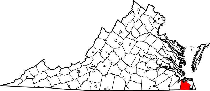 chesapeake Virginia Map